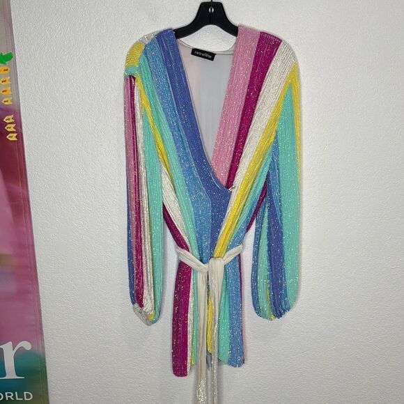 Retrofete Gabrielle Robe Dress in Unicorn Revolve Large - Picture 2 of 15